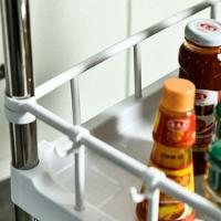 Prateleira Multiuso 4 Andares Com 2 Gavetas Branca - 6