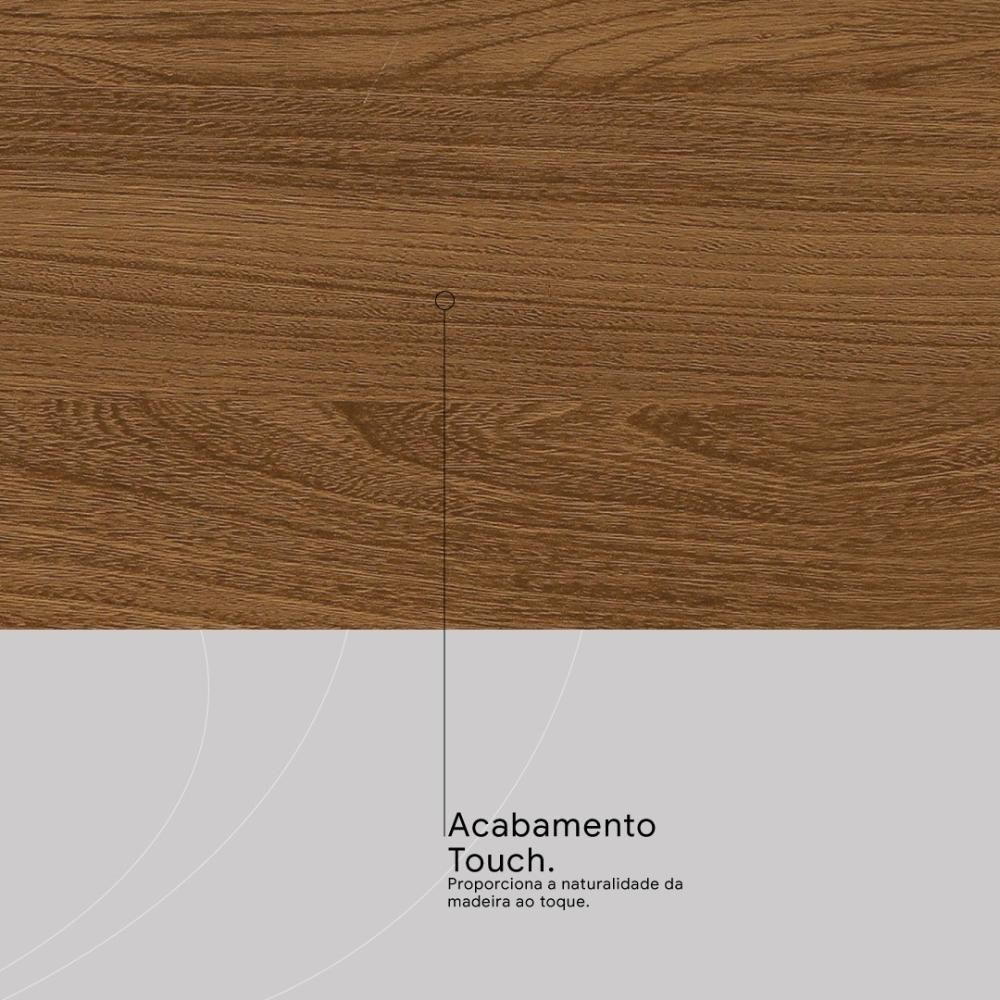 Armário Multiuso Sapateira 2 Portas Ouro Amêndola Touch - 7