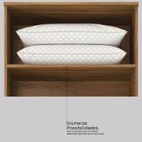 Armário Multiuso Sapateira 2 Portas Ouro Amêndola Touch - 6