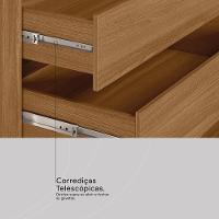 Guarda Roupa Casal 4 Portas E 4 Gavetas Florida - Amêndola Touch-off White Amêndola Touch-off White - 3