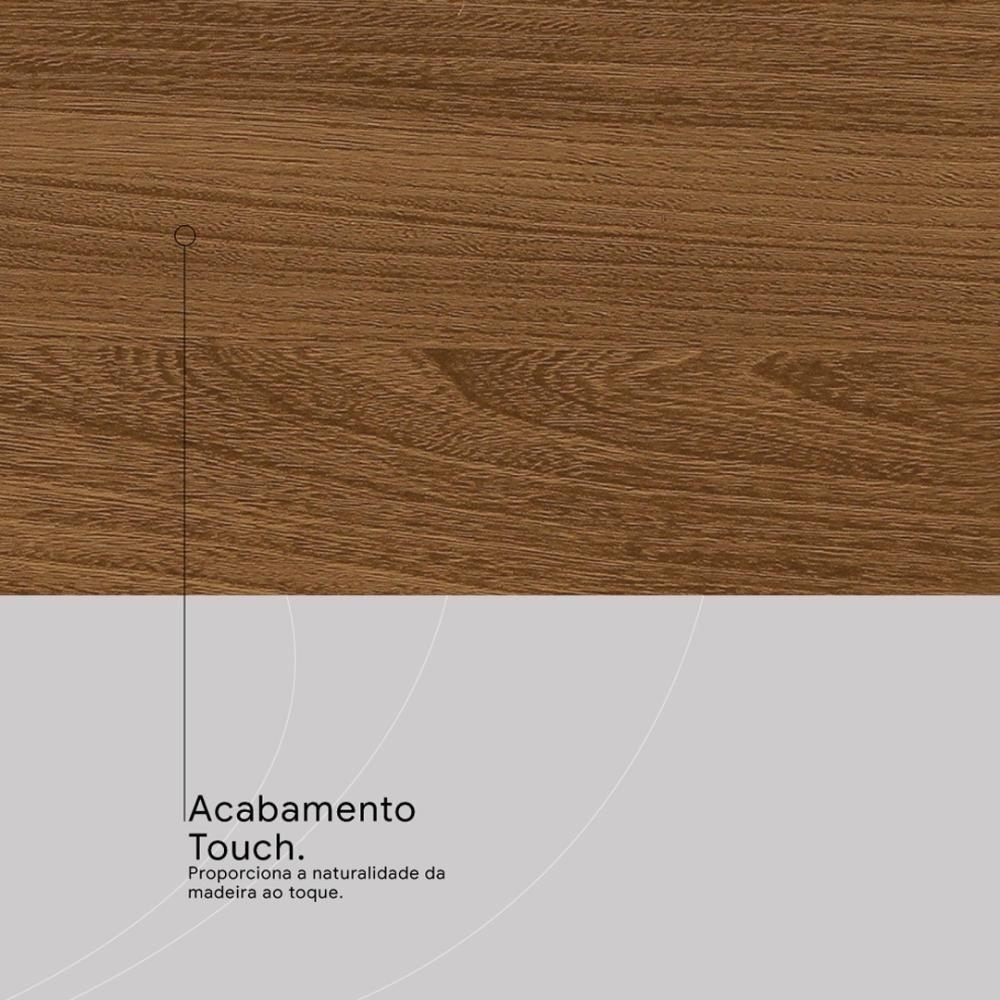 Guarda Roupa Casal 4 Portas E 3 Gavetas Grécia - Amêndola Touch Amêndola Touch - 5