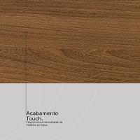 Guarda Roupa Casal 4 Portas E 3 Gavetas Grécia - Amêndola Touch Amêndola Touch - 5