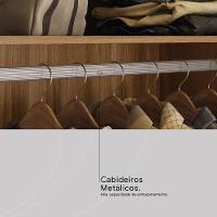 Guarda Roupa Casal 4 Portas E 3 Gavetas Grécia - Amêndola Touch Amêndola Touch - 7