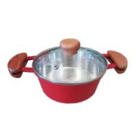 Jogo De 5 Panelas Alumínio Batido Fundido Vermelho Extang - 2