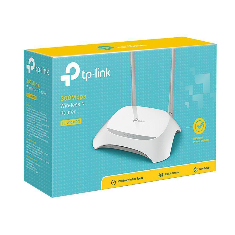 Roteador Wireless Tp-link Tl-wr840n W Isp 300mbps 2 Antenas - 2