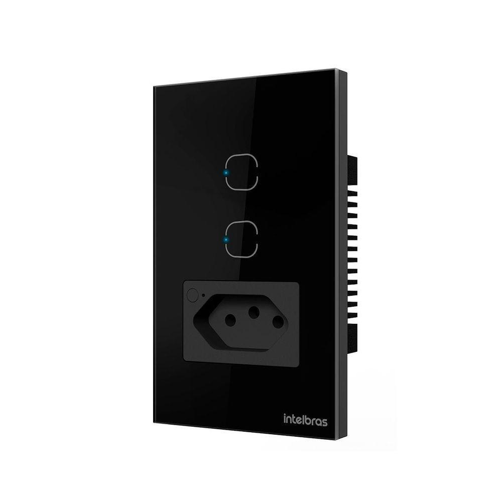 Tomada Simples 10a Smart Wi-fi Ets 2002 Preto 4850069 - 2