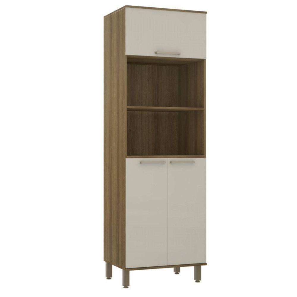 Paneleiro Duplo Para 2 Fornos 3 Portas 70cm Luciane Isis Avela/mocca - 1