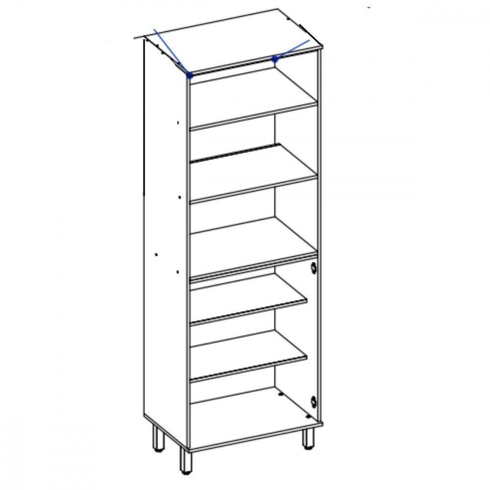 Paneleiro Duplo Para 2 Fornos 3 Portas 70cm Luciane Isis Avela/mocca - 3