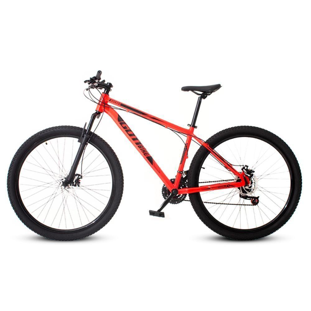 Bicicleta Aro 29 Alumínio Vermelho E Preto Gott Rocker Freios A Disco Suspensão 21v - 5