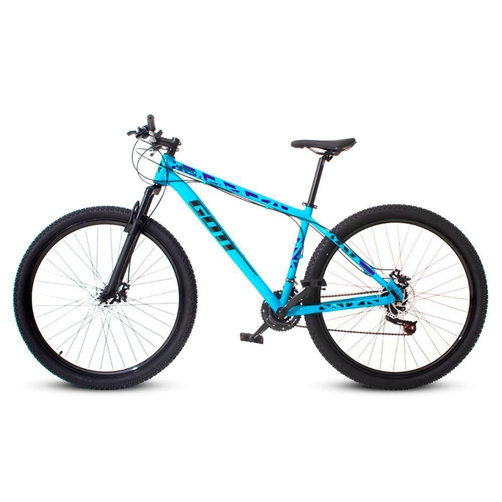 Bicicleta Aro 29 Alumínio Gott Mappa1 Freios A Disco Suspensão 21v Azul/preto - 3