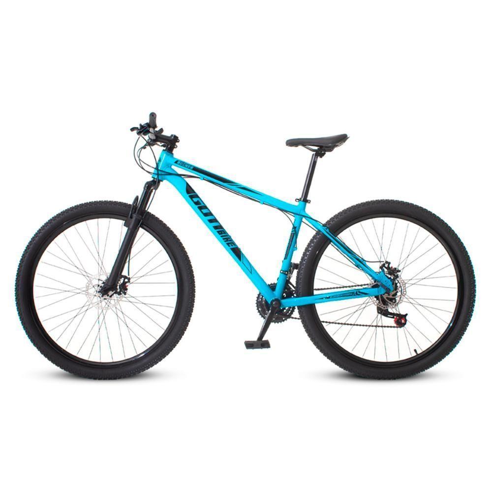 Bicicleta Aro 29 Alumínio Azul E Preto Gott Rocker Freios A Disco Suspensão 21v - 5