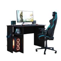 Escrivaninha Para Escritório Ou Gamer Preto Fosco Qmovi - 2