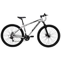 Bicicleta Aro 29 Alumínio Branco E Preto Gott Rocker Freios A Disco Suspensão 21v - 1
