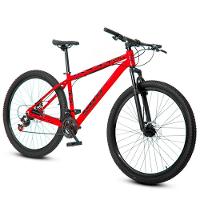 Bicicleta Aro 29 Alumínio Vermelho E Preto Gott Mappa1 Freios A Disco Suspensão 21v - 1