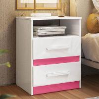 Mesa De Cabeceira Infantil Apolo Branco Flex - Moval - 6