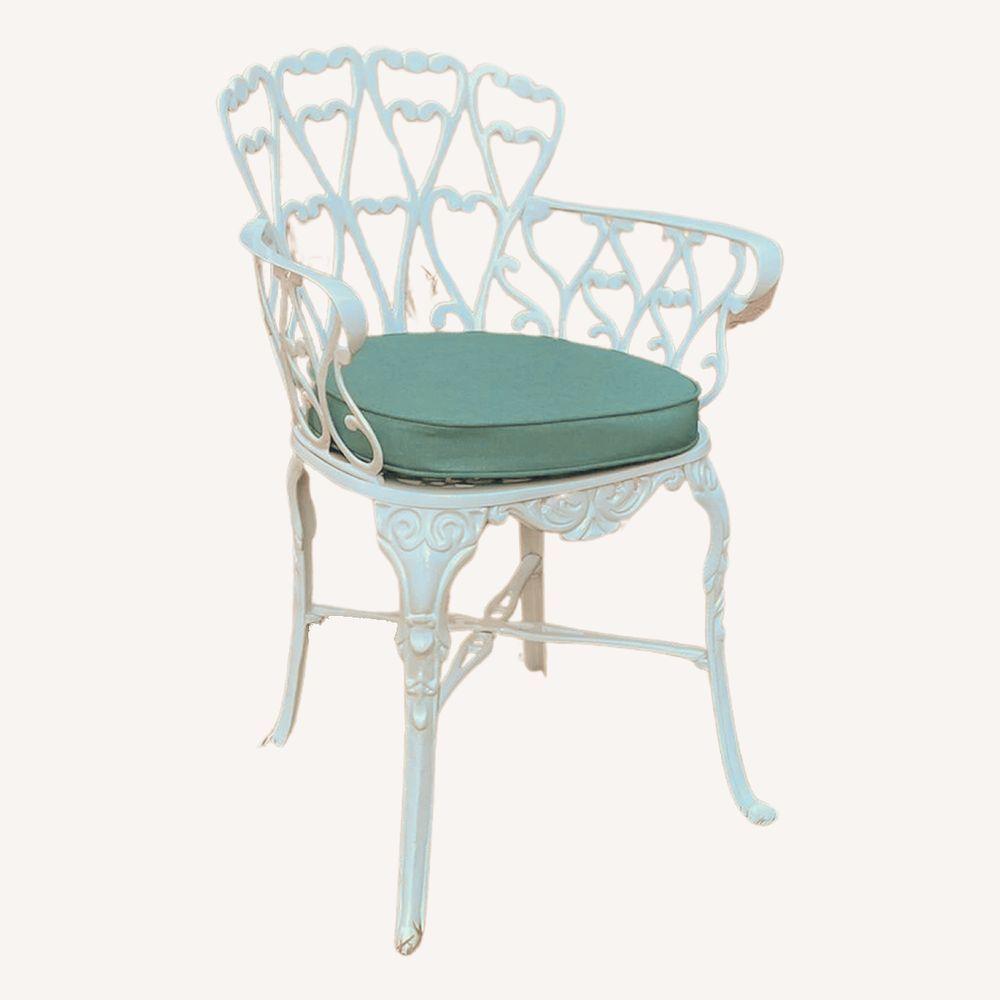 4 Cadeiras Viena Alumínio Mesa área Externa Jardim Varanda Verde - 2