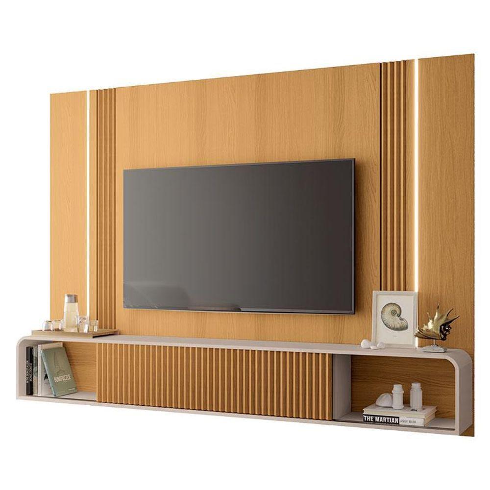 Home Suspenso Empire E Aparador Vivant E Mesa De Centro Cadenza Cinamomo Off White - Hb Móveis - 2