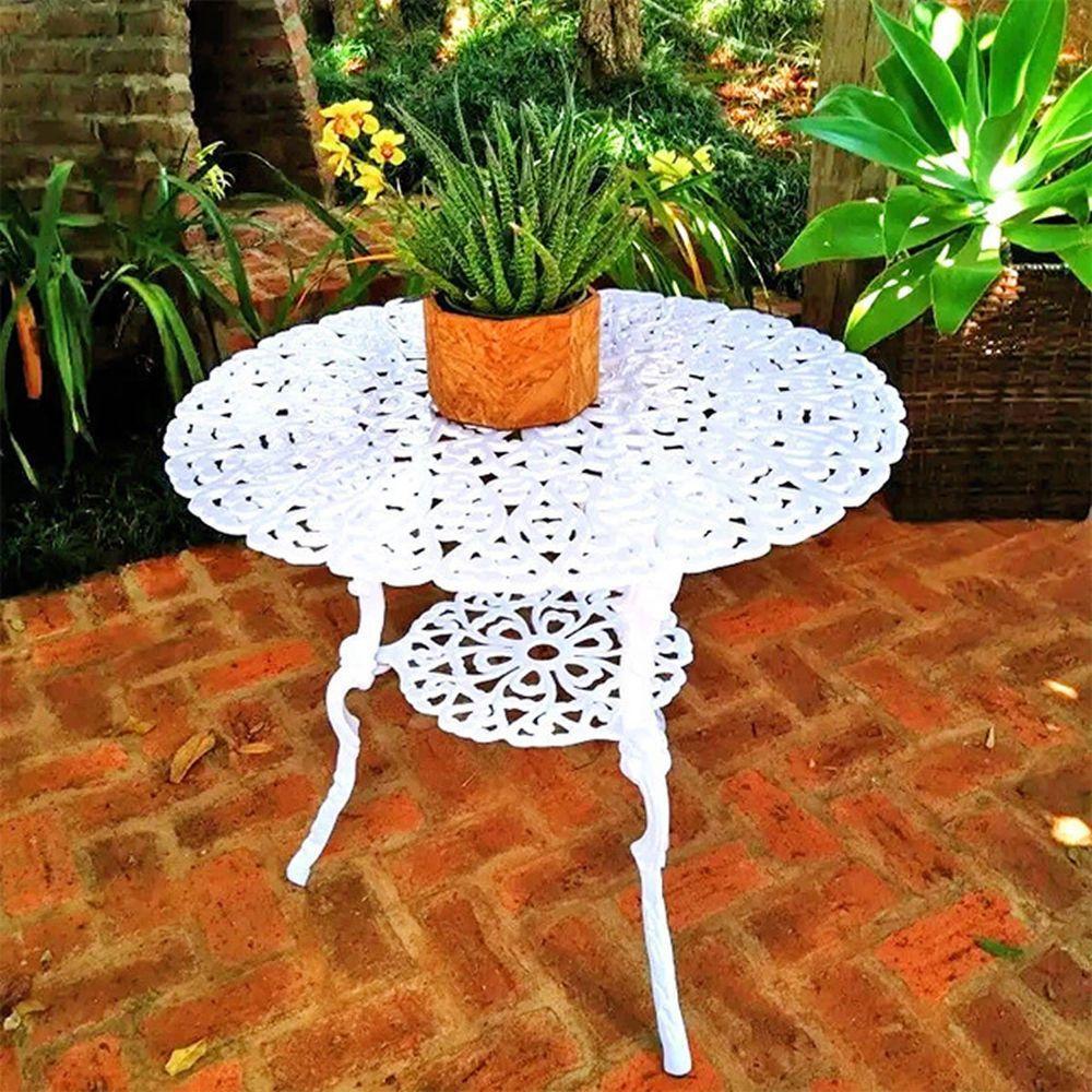 4 Cadeiras Viena Alumínio Mesa área Externa Jardim Varanda Marrom - 4