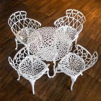 4 Cadeiras Viena Alumínio Mesa área Externa Jardim Varanda Marrom - 2