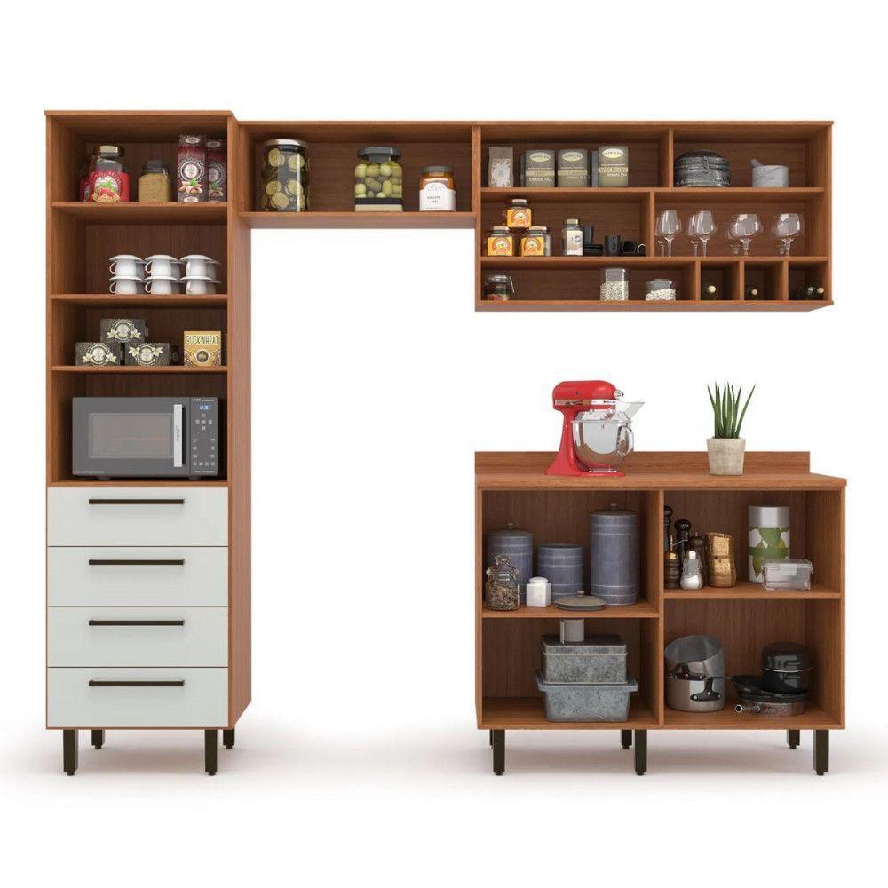 Cozinha Completa 4 Peças Evolution Plus Freijo Com Off White Freijo Com Off White - 3