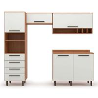 Cozinha Completa 4 Peças Evolution Plus Freijo Com Off White Freijo Com Off White - 1