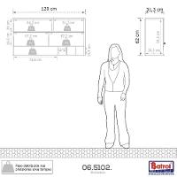 Cozinha Completa 4 Peças Evolution Plus Freijo Com Off White Freijo Com Off White - 6