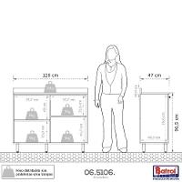 Cozinha Completa 4 Peças Evolution Plus Freijo Com Off White Freijo Com Off White - 7