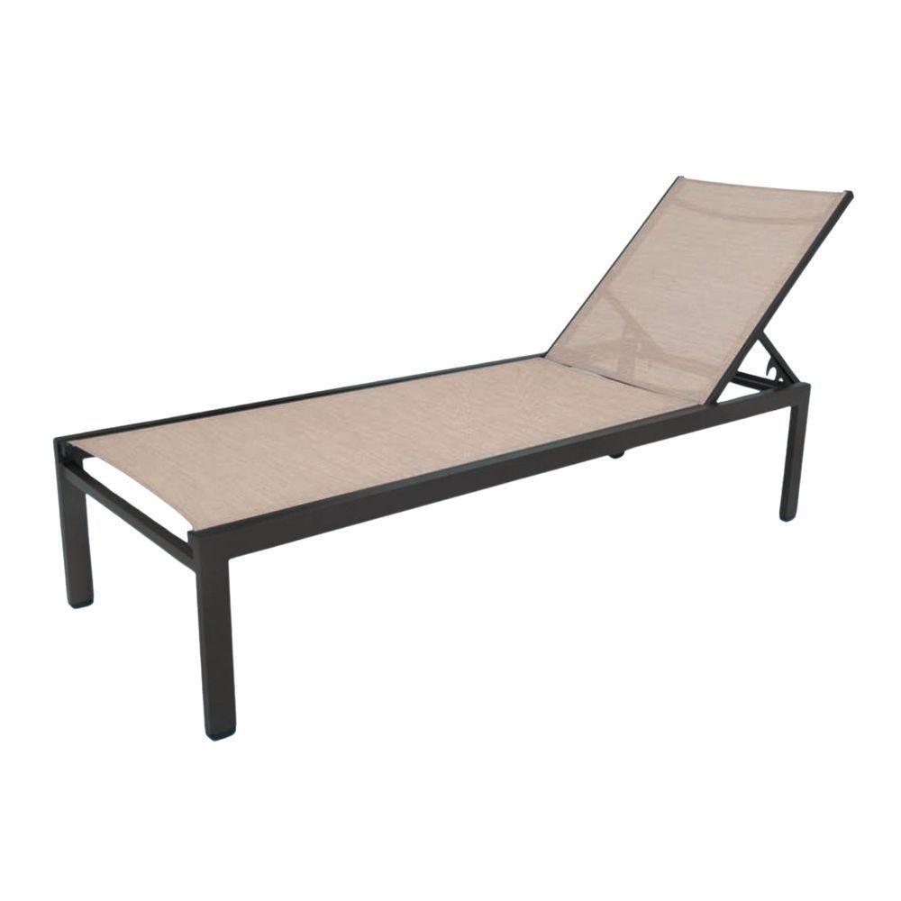 Chaise Cadeira Espreguiçadeira Gaivota Piscina Resistente Sol E Chuva Preto - 1
