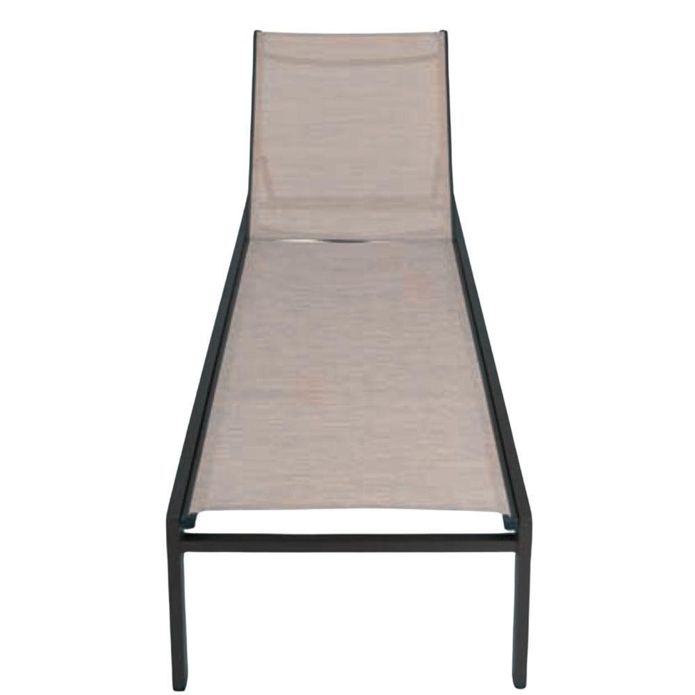 Chaise Cadeira Espreguiçadeira Gaivota Piscina Resistente Sol E Chuva Preto - 6