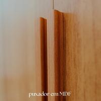 Kit 2 Armário Multiuso Israel 2 Portas com Chave 100% Mdf Linhamobília Cinamomo/off White