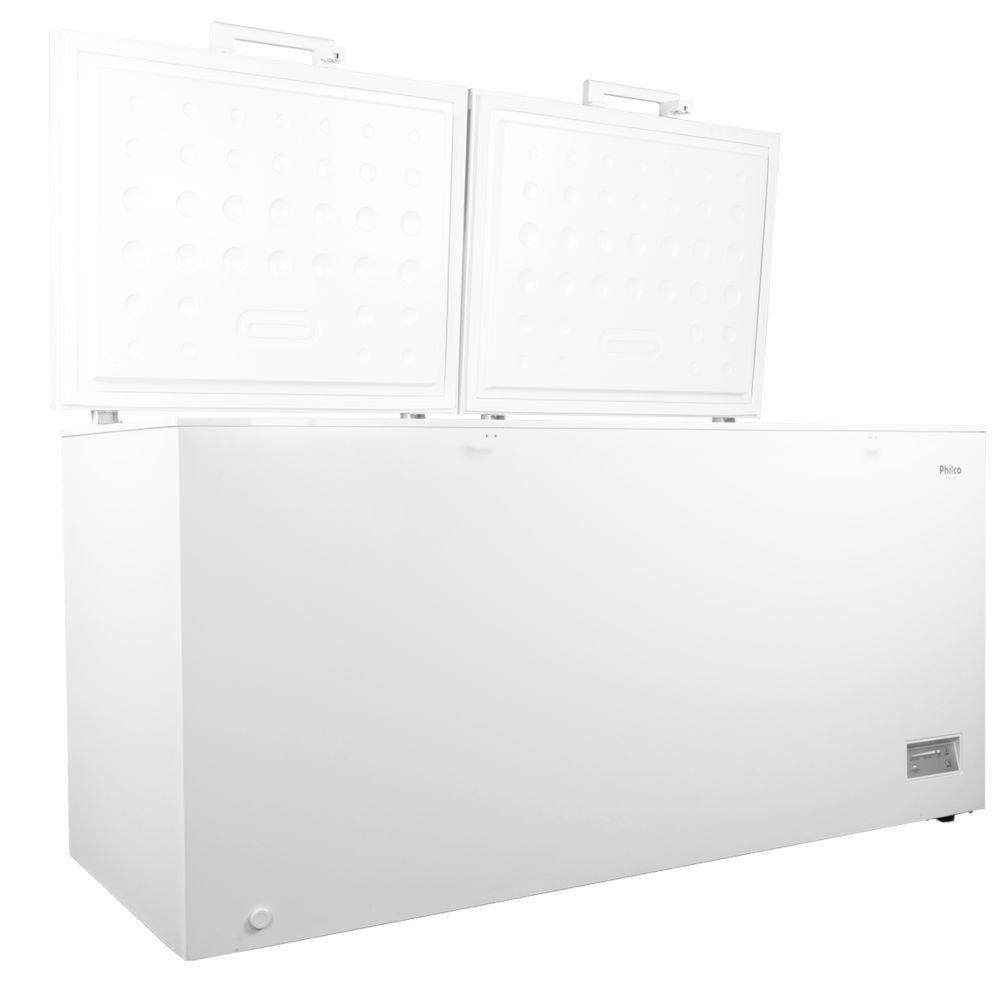 Freezer Horizontal Philco 492L Dupla Função PFH515B Branco - 110V - 2