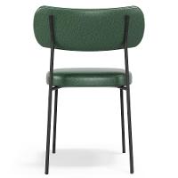 Cadeira De Jantar Estofada Kit 8 Milli A14 Sintético Verde Musgo - Mpozenato - 7