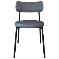 Cadeira De Jantar Estofada Kit 6 Nyka M25 Linho Cinza - Mpozenato - 6