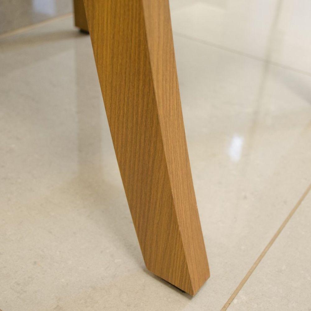 Kit Com 4 Cadeiras De Jantar Milla - Nature / Marrom Amêndoa - 7