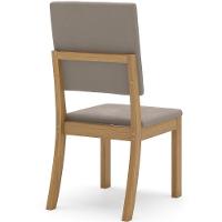 Kit Com 4 Cadeiras De Jantar Milla - Nature / Marrom Amêndoa - 6