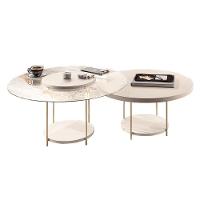 Estante Home Theater Nobre Off White Cinamomo E Aparador Infinity E Kit Mesa De Centro Sky Off White- Hb Móveis - 7