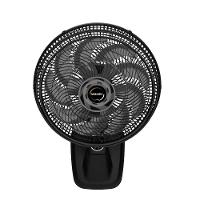 Ventilador De Parede Mallory Smart Control 140W Preto Com Grafite - 110V