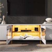 Rack Juquehy Para Tv Até 75 Polegadas Naturalle E Off White Naturalle Com Off White - 3