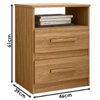 Mesa De Cabeceira Ambiente Apolo Freijó - Moval - 2