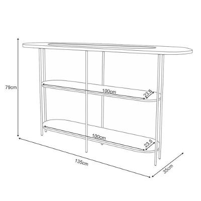 Home Suspenso Galax Cinamomo Off White E Aparador Infinity E Mesa De Centro Sky Com Tampo De Vidro Off White- Hb Móveis