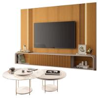 Home Suspenso Empire Cinamomo Off White E Kit Mesa De Centro Sky Off White- Hb Móveis - 1