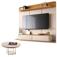 Home Suspenso Galax Cinamomo Off White E Mesa De Centro Sky Off White- Hb Móveis - 1