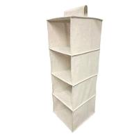 Organizador Dobrável De Armário Em Linho Com 4 Nichos Oikos - 1