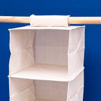 Organizador Dobrável De Armário Em Linho Com 4 Nichos Oikos - 3