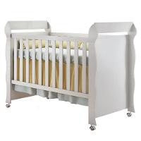 Berço Americano Mirelle Com Colchão Para Berço Americano E Guarda Roupa Ternura Baby 4 Portas Branco Flex - Incorplac - 2