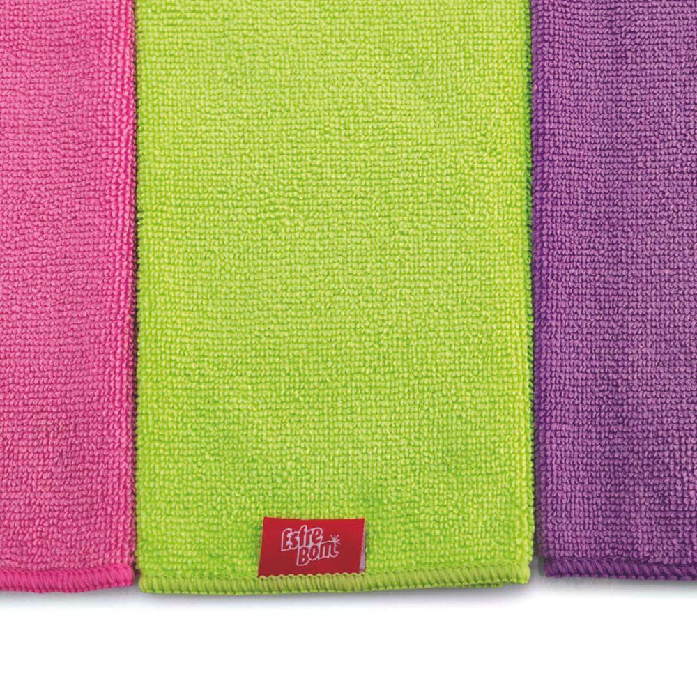 3 Panos Multiuso Alta Performance Esfrebom - 3