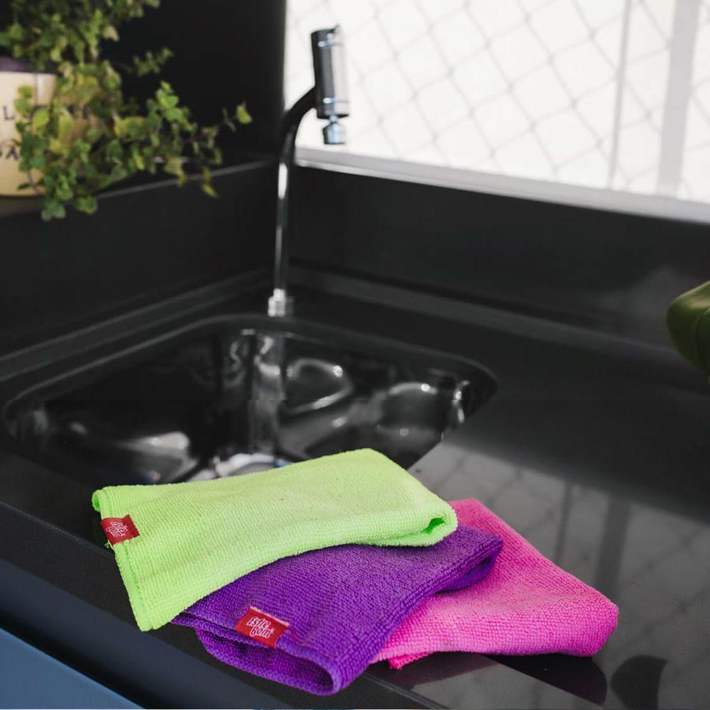 3 Panos Multiuso Alta Performance Esfrebom - 5