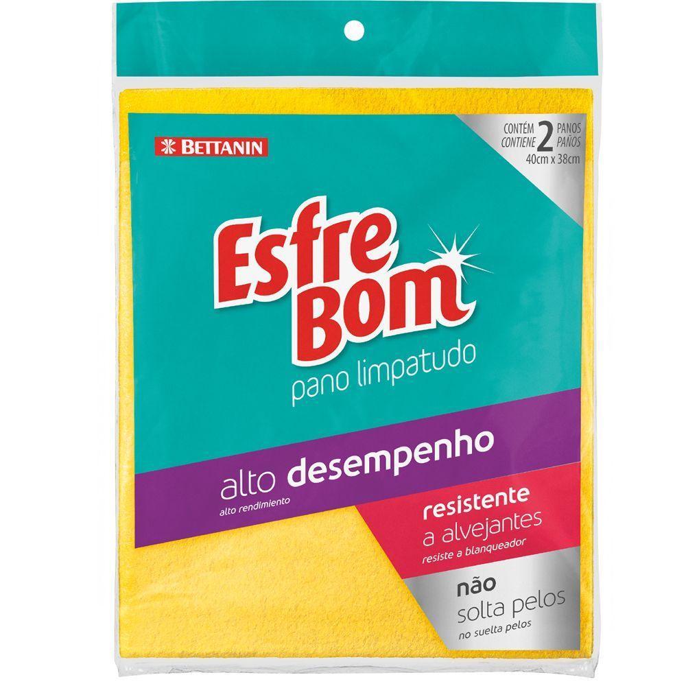 Pano Limpa Tudo Esfrebom 2 Unidades Bettanin - 1