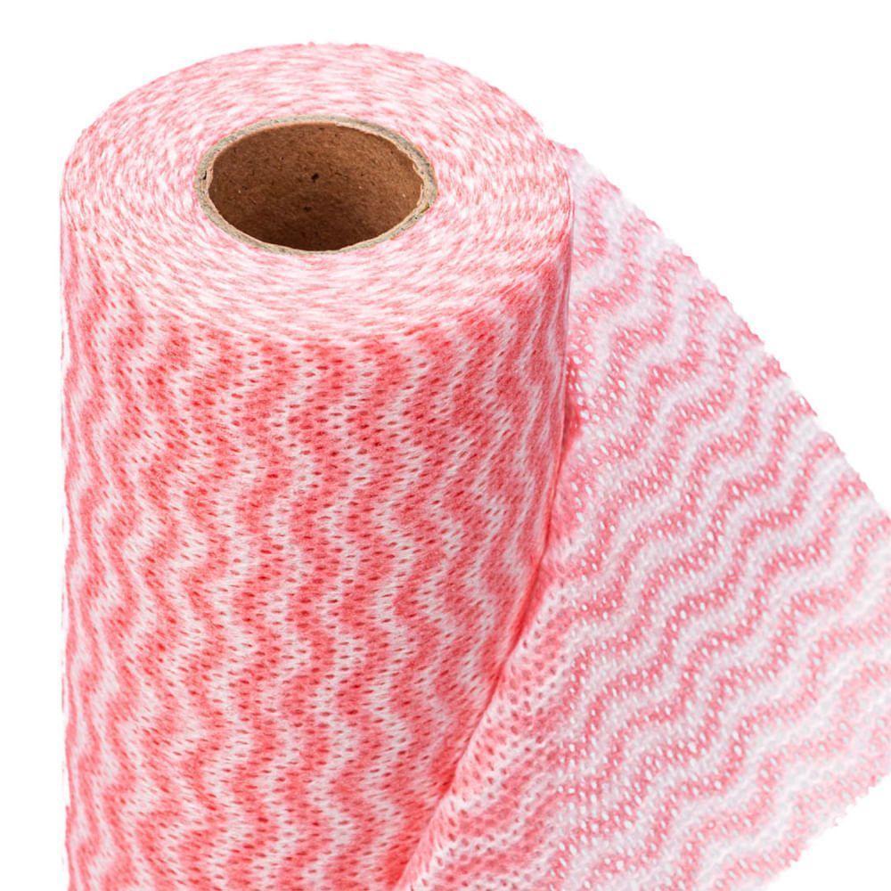 Pano Multiuso Esfrebom Rolo Com 25 Unidades Vermelho - 2