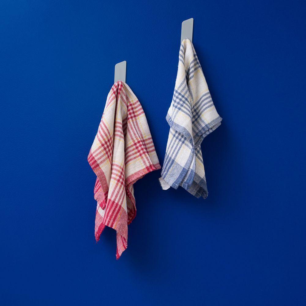 Kit 2 Ganchos De Metal Cinza Com Adesivo Oikos - 4